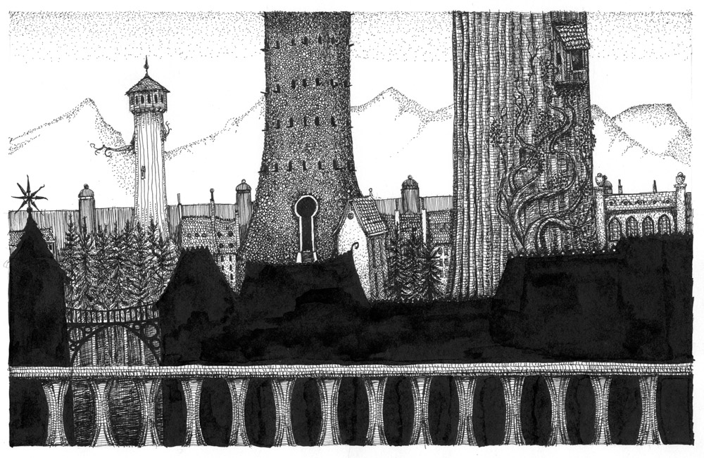 Projection Artwork for Gormenghast