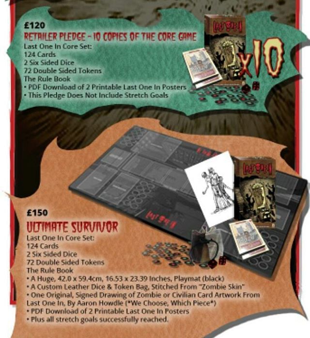 Rewards pt2 for our @lastonein_game @kickstarter campaign. A modular card game with Zombies! https://www.kickstarter.com/projects/301519842/last-one-in-a-modular-zombie-card-game #zombies #boardgames #cardgames #survivalhorrorgame
