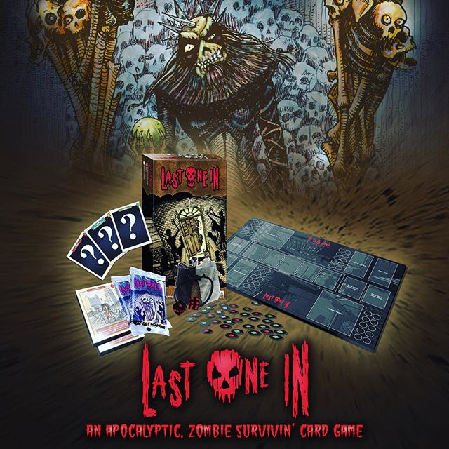 Last One In is back on Kickstarter. A fantastic card game featuring my artwork https://tinyurl.com/yc3z9g45  #zombies #cardgame #tabletop #survivalhorror #horror #illustration #boardgame #fantasyart
