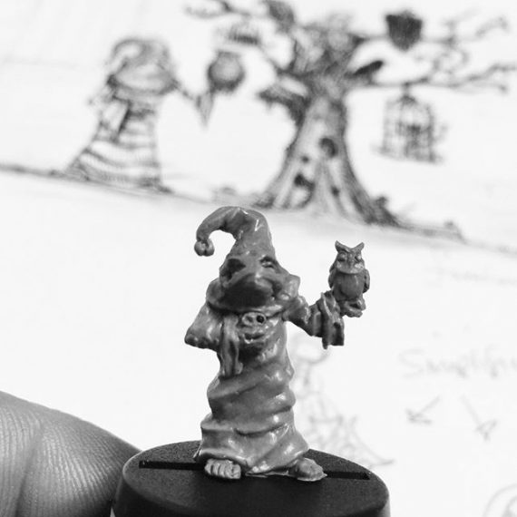 Work progressing on Norberk , one of the stretch goals/add-ons for my minions, metal, miniatures Kickstarter: http://kck.st/332Dxrj #rpg #tabletopgames #tabletopminiatures #wargames #dungeonsanddragons #28mm #mage #wizard #magicuser #fantasyrpg
